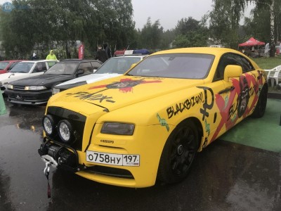 В Минске разбили Rolls-Royce Wraith российского блогера
