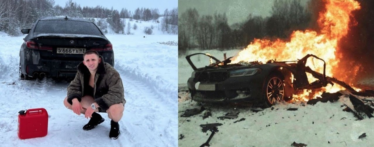 Блогер Литвин взорвал BMW за 10 млн рублей!