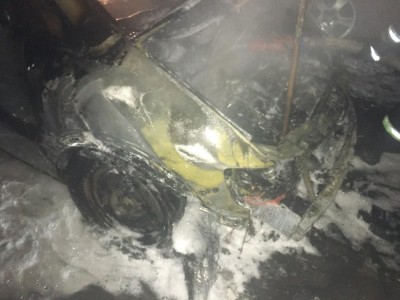 Возгорание автомобиля в Солигорске
